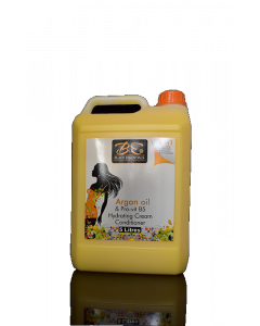 Black Essentials Argan Oil & Pro-Vit B5 Hydrating Cream Conditioner -5Litre
