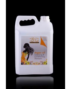 Black Essentials Argan Oil Cleansing & Moisturizing Shampoo -5Litre